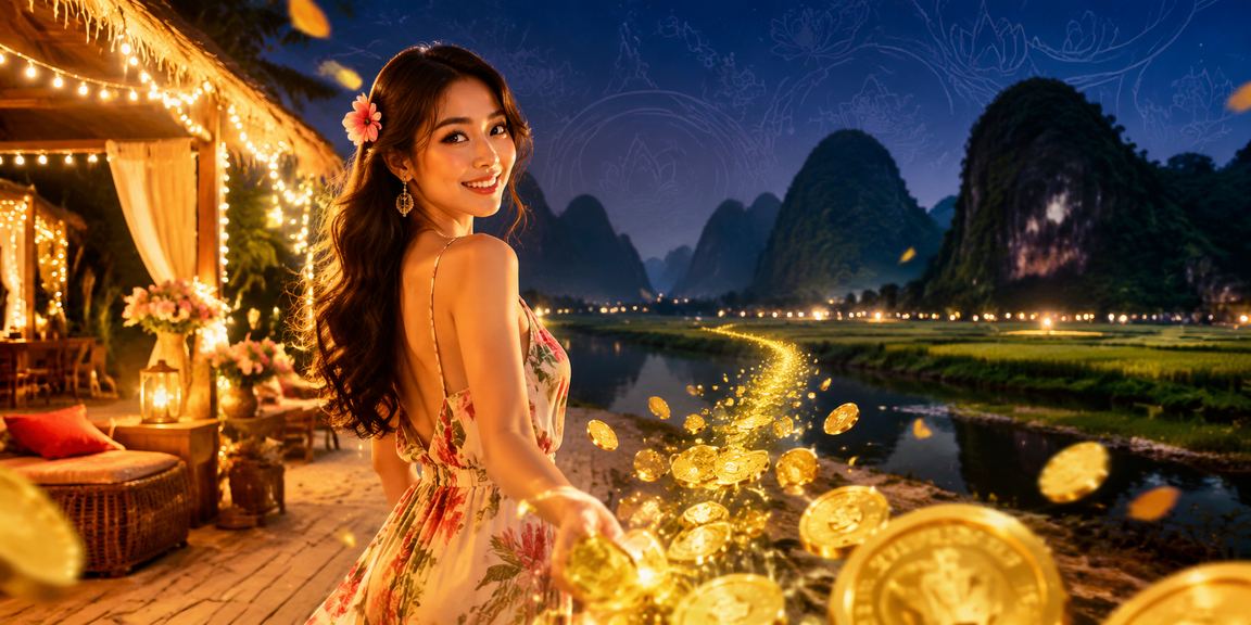 Người chơi tại Ninh Bình kiểm tra tài khoản và lịch sử giao dịch trên điện thoại giữa cảnh núi non